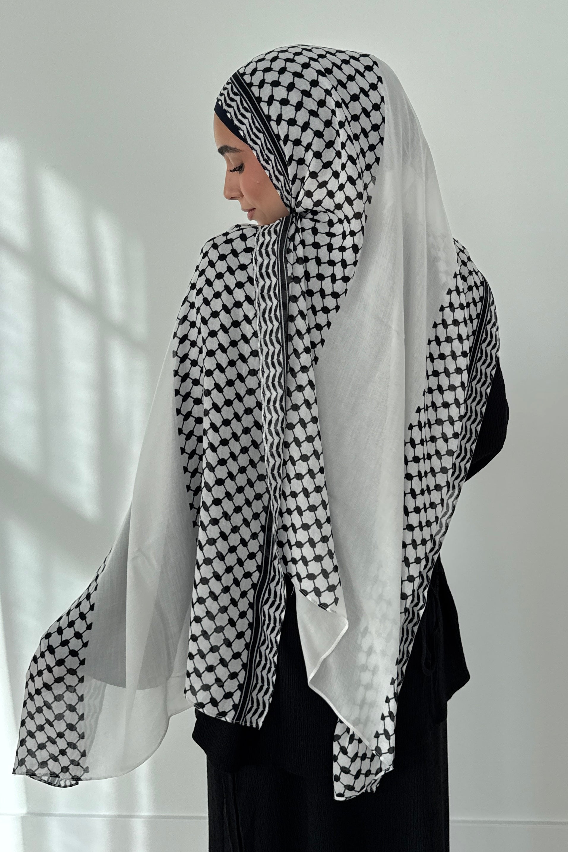 KEFFIYEH WHITE  -PRE-ORDER will ship by end of January