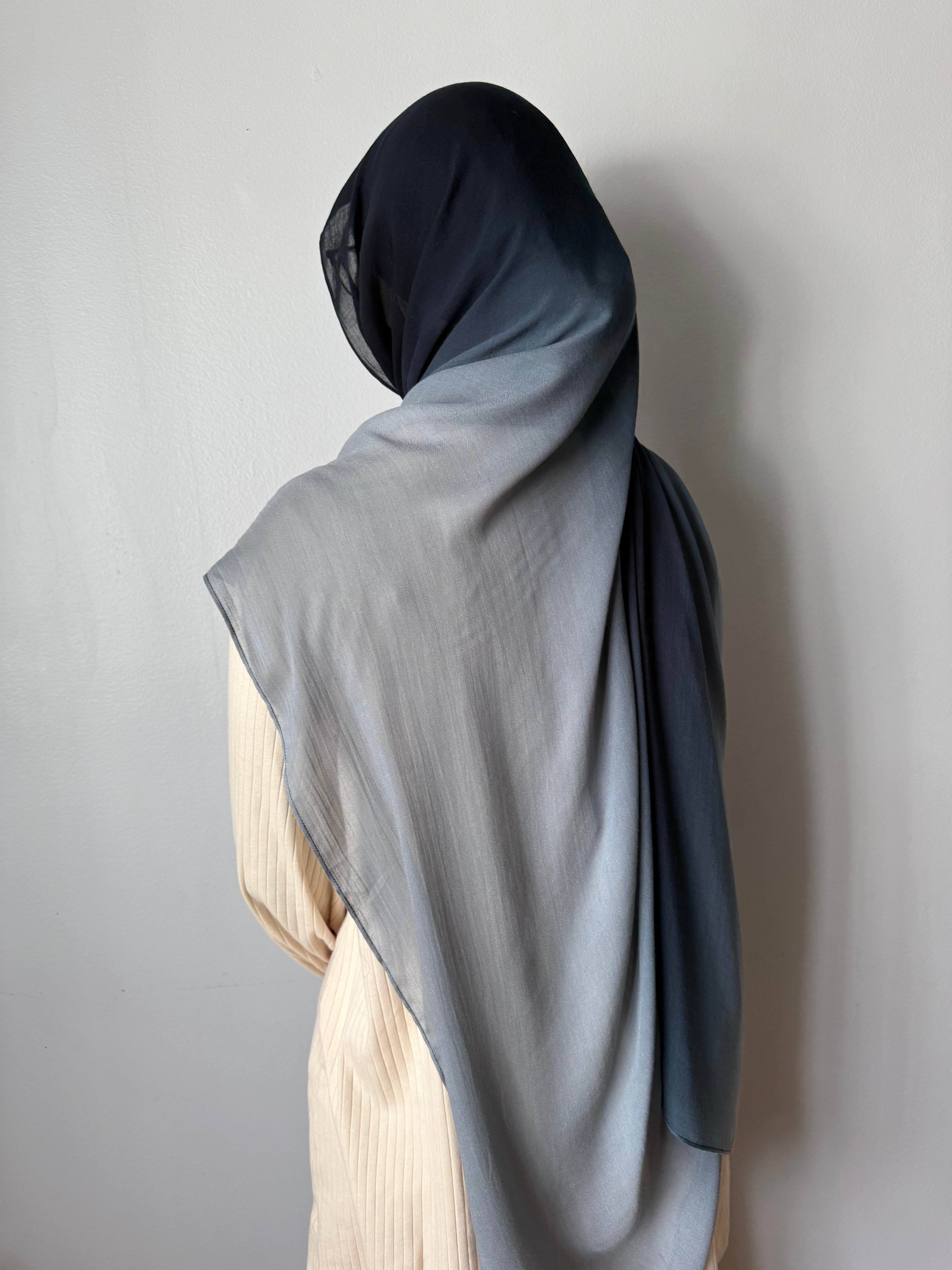 MODAL OMBRÉ HIJAB NAVY