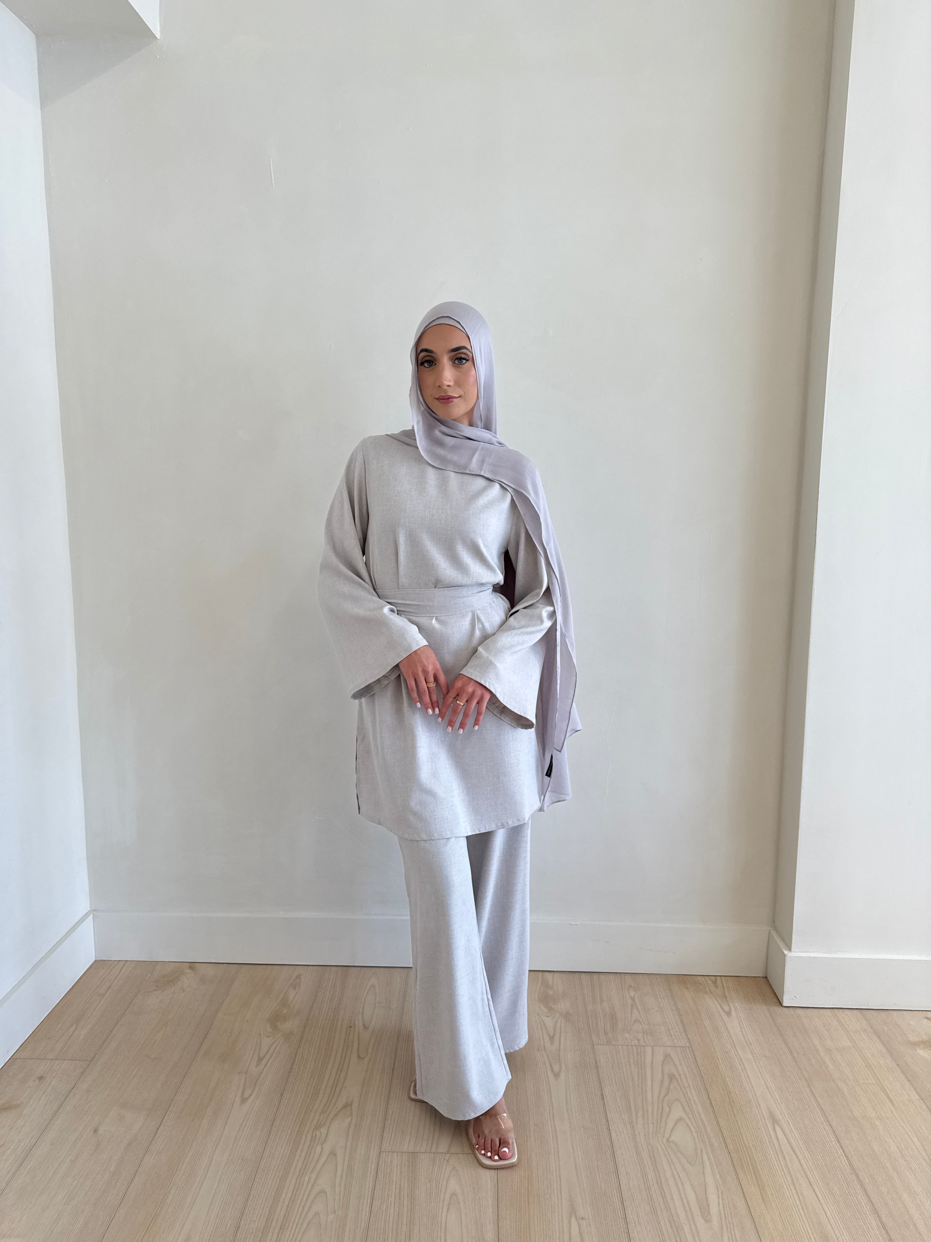 AZRA LINEN SET SAND