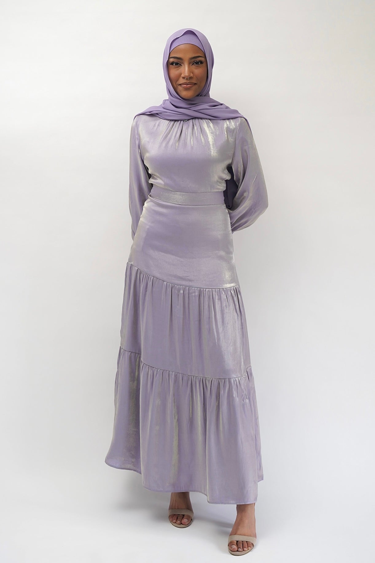 MARWA DRESS HEATHER- final sale