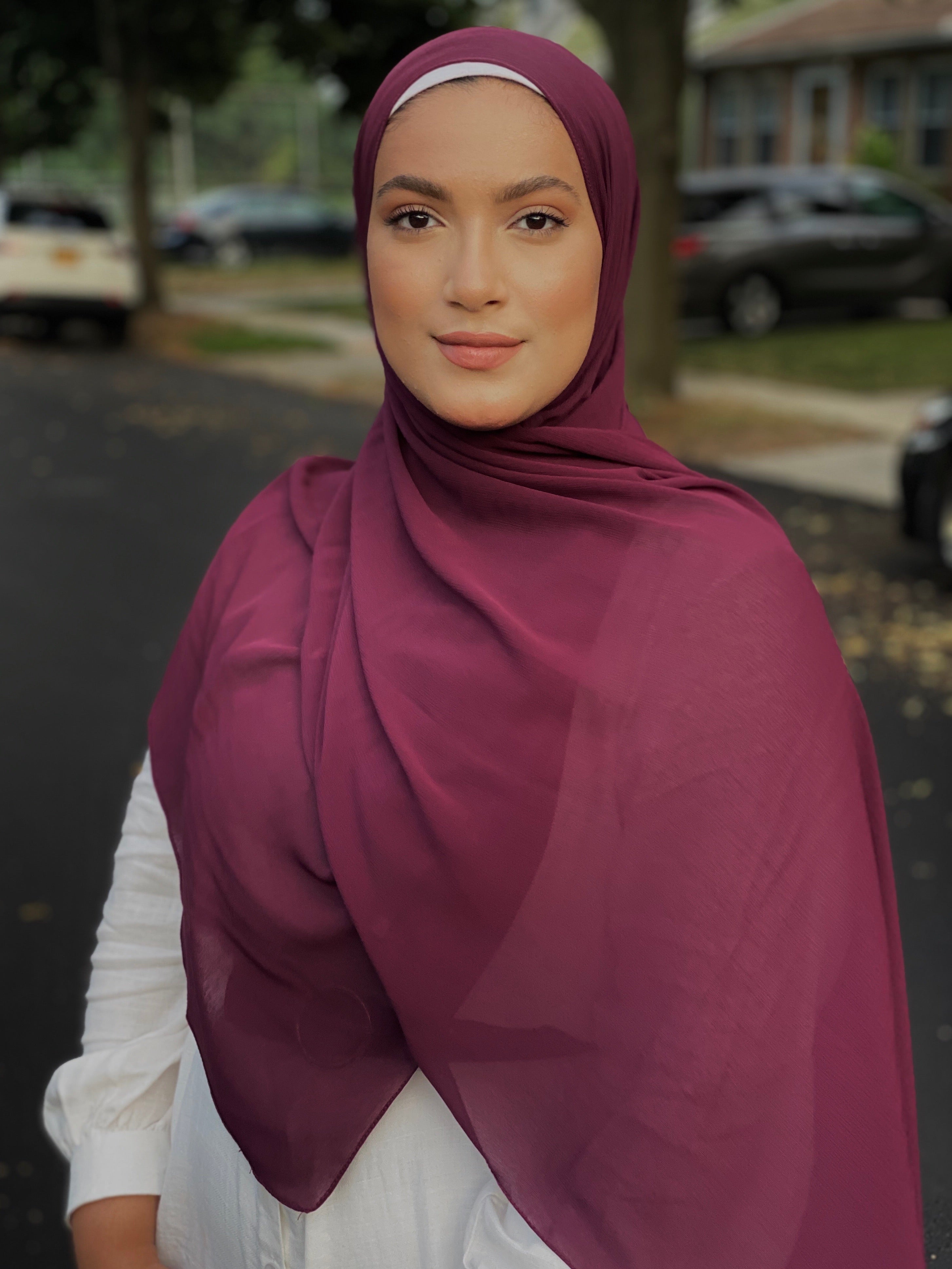 chiffon hijab georgette 