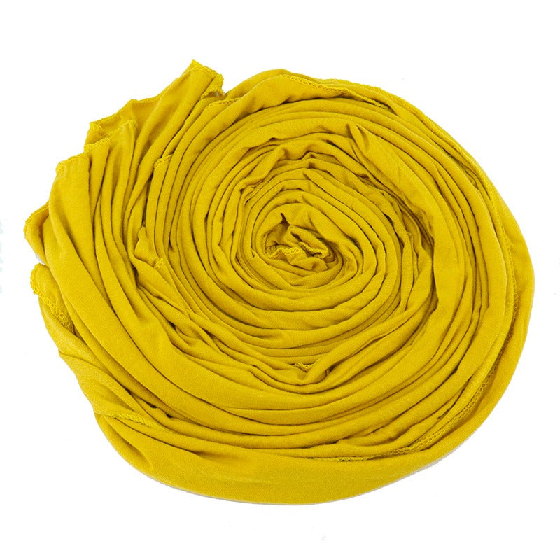 premium jersey hijab mustard yellow